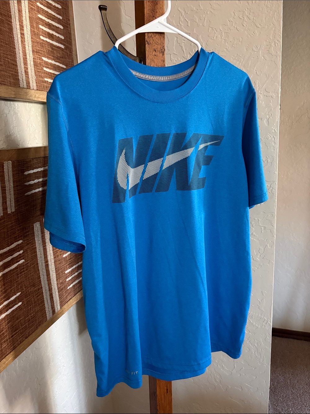Nike Blue Graphic Logo Tee